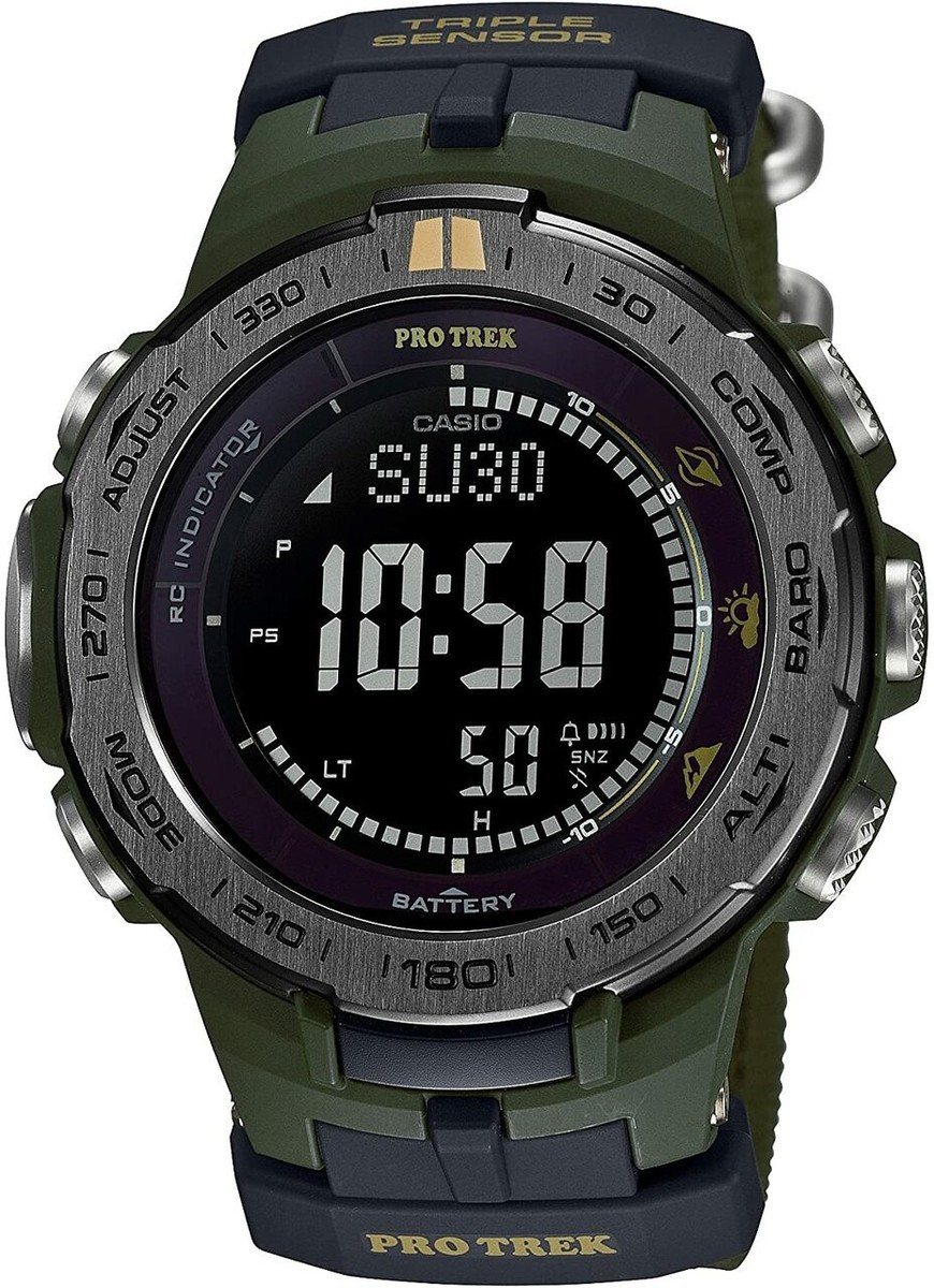 カシオ プロトレック PRW-3100G Casio Protrek PRW-3100G-3 *CLOTH BAND - UNBOXING - YouTube