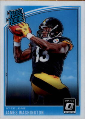 James Washington 2018 Donruss Optic #172 RC Steelers Rated Rookie