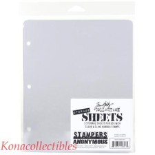 Stampers Anonymous Tim Holtz Storage Sheets 5/Pkg