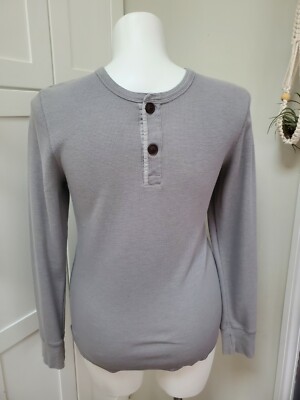 Alpha Beta Men's US Large Gray Long Sleeve Shirt