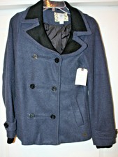 Element Women's Monroe Pea Coat, Blue, Women's Size Medium