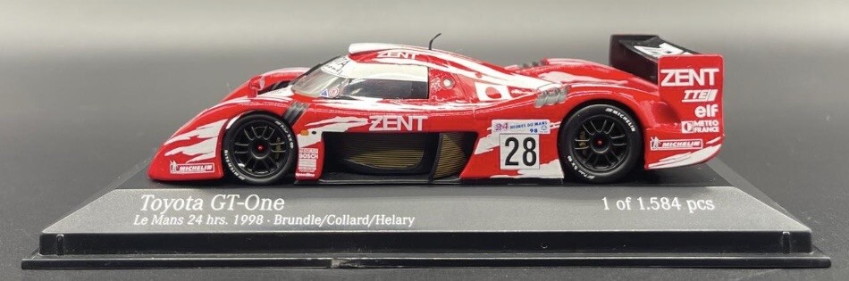 Minichamps 1/43 Toyota GT 1 Le Mans 1998 #28 Bundle
