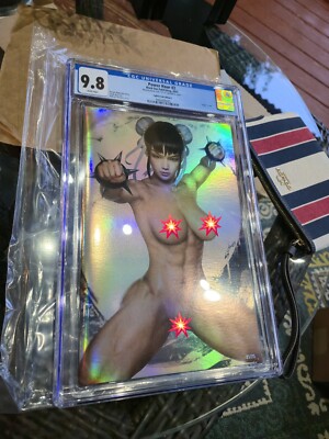 Shikarii POWER HOUR Street Fighter FOIL (FULL NAUGHTY CGC 9.8)  Chun LI  
