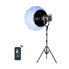 GVM 150W RGB Video Light Kit, 2700K~7500K Bi-Color LED Video Light Photograph...