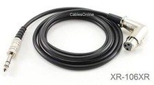 6ft XLR Female Right Angle to 1/4-inch Male Balanced Pro Audio Cable, XR-106XR