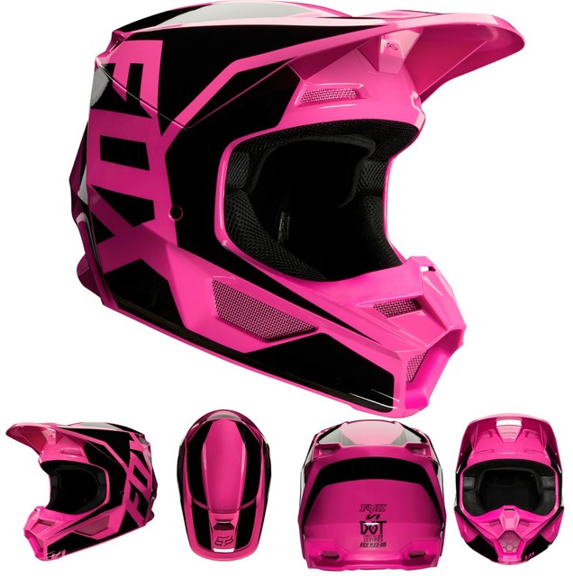 New 2020 Fox Racing V1 Prix Helmet Pink All Sizes UTV ATV MX eBay