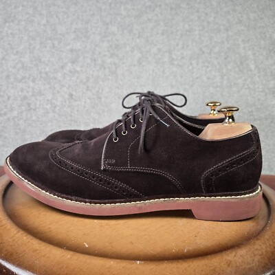 Cole Haan Franklin Suede Lace Up Wingtip Derby Shoes‎ Black Men Size 13 Cole Haan Franklin Wingtip Suede Lace Up Brown Oxfords Mens  main image 2