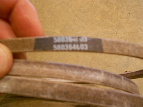 Husqvarna tote 7 22" DRIVE BELT H675 HU725 HU775 HU800 580364610 580364602