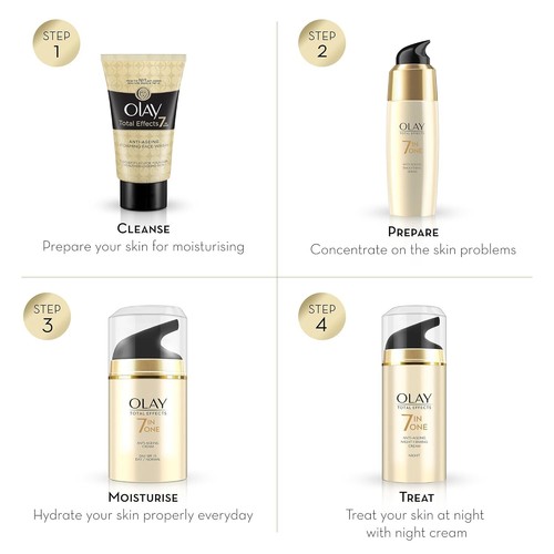 Olay Total Effects 7 In 1 Normal Anti Aging Skin Day Cream SPF 15, 20g free ship - Picture 7 of 10