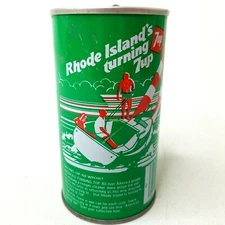 7up "America's Turning 7up" Soda Pop Can - Vintage 1979 - Rhode Island
