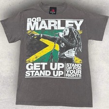 Bob Marley Zion Get Up Stand Up Graphic T Shirt Music Band Size Small