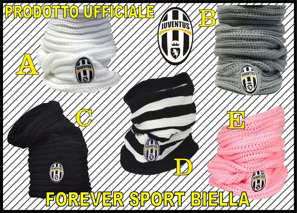 SCALDACOLLO JUVENTUS UFFICIALE LOGO OVALE SUPER OFFERTA SCONTO 50%