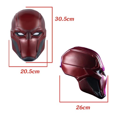 Arkham Knight Red Hood helmet Red Hood Cosplay Batman Cosplay - 第 5/9 張圖片