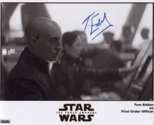 TOM EDDEN - Star Wars GENUINE SIGNED AUTOGRAPH