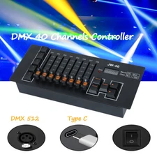 DMX 512 40 Channels Mini Operator Console Control For Stage Lighting DJ Party
