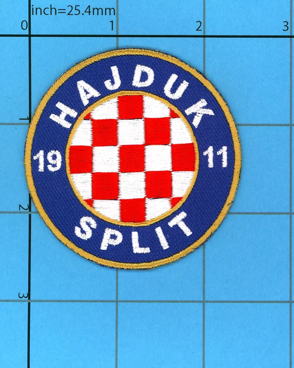 HAJDUK SPLIT Soccer Patch FIFA UEFA GRB PATCH NASIVAK TORCIDA OLD SAHOVNICA  NK