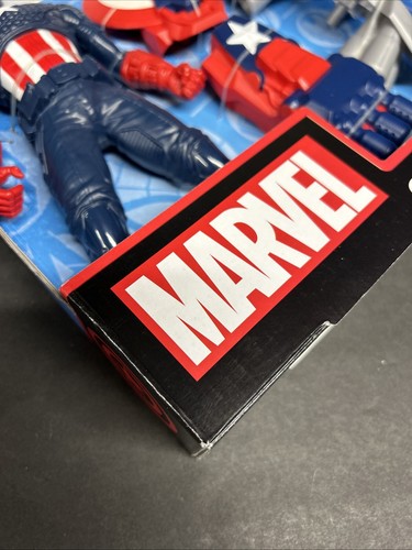 Marvel Captain America 9" Actionfigur Shield Gauntlet Booster Steve Rogers - Bild 6 von 12