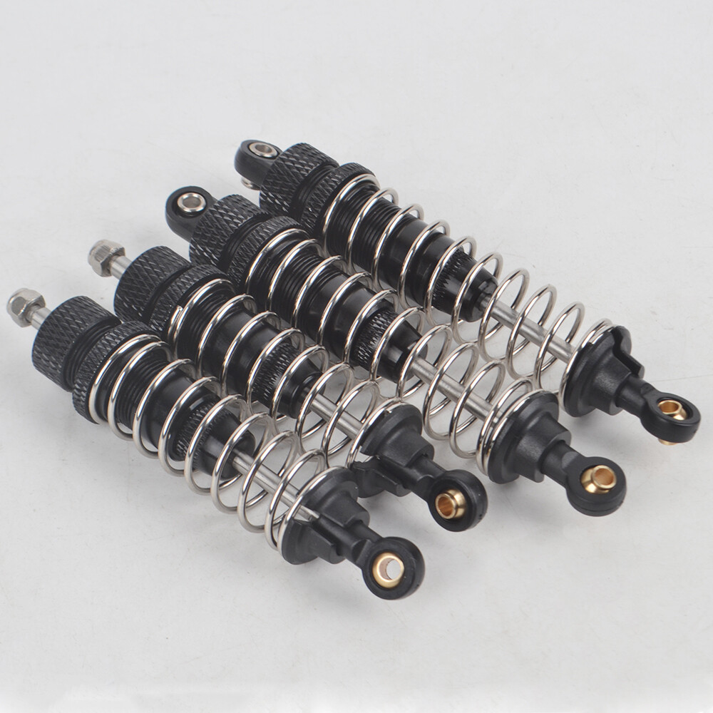 VGEBY 4 stuks RC auto schokdemper veerpoot schokdemper olie vering schokdemper geschikt voor Tamiya CC01 RC auto model (100 mm
