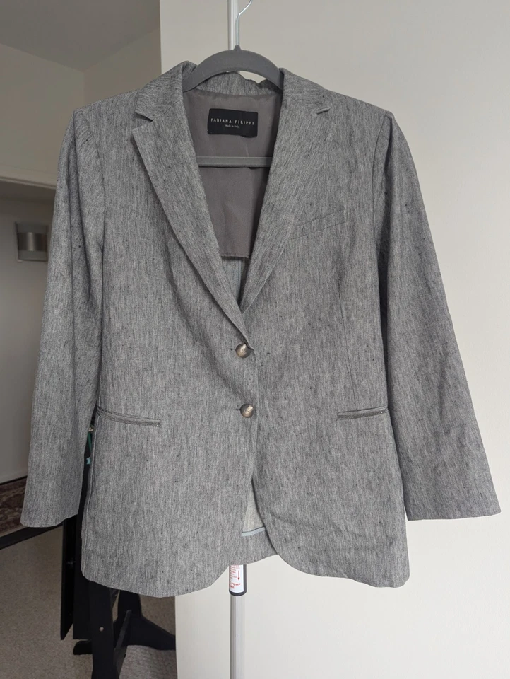 Fabiana Filippi Linen Blazer - Image 2 of 4