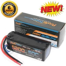 Powerhobby 6S 22.2V 5200mAh 50C Lipo Battery Soft Case 6-Cell