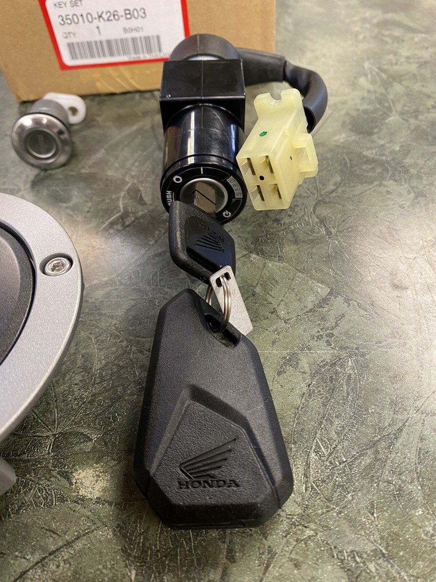 Ignition Switch Fuel Gas Tank Cap Lock Set For Honda Grom 125