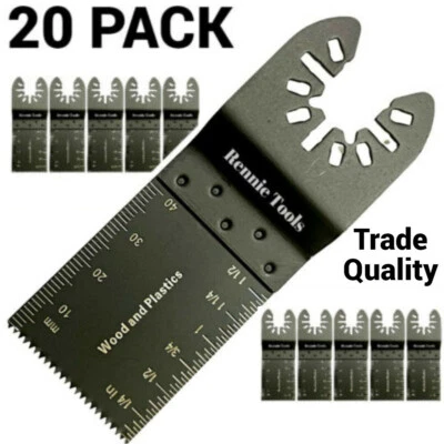 20X Multi Tool Blade Set For Dewalt For Bosch For Makita Oscillating Saw Cutting