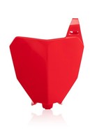 Acerbis Front Nummernschild Rot FüR Honda CRF 300 RX 2019-2021 1X