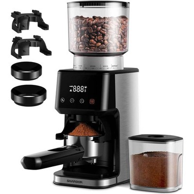 Konische Grat Kaffeemühle Elektrisch 51 Einstellungen mit Timer Touchscreen Shardor