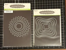 Darice Embossing Essentials Die Sets NESTING SCALLOP CIRCLES or WAVY SQUARES