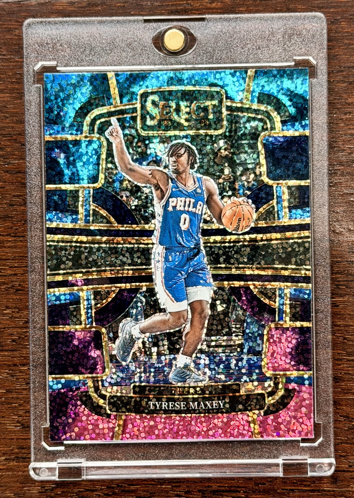 TYRESE MAXEY #44 2023-24 PANINI SELECT CONCOURSE COSMIC SSP