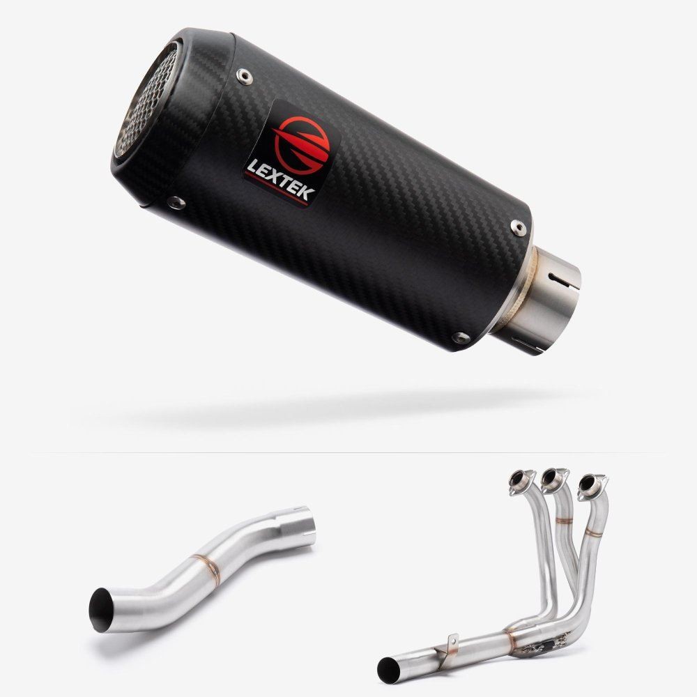 Lextek  CP9C Exhaust System 180mm High Level for Yamaha MT-09 (21-24)