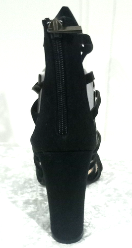Bamboo Women's Encounter Black strappy heel Size 10 - Picture 5 of 6