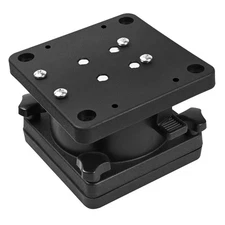 XQK 2 PCS 1026 Swivel Pedestal Mount For Models Black Small