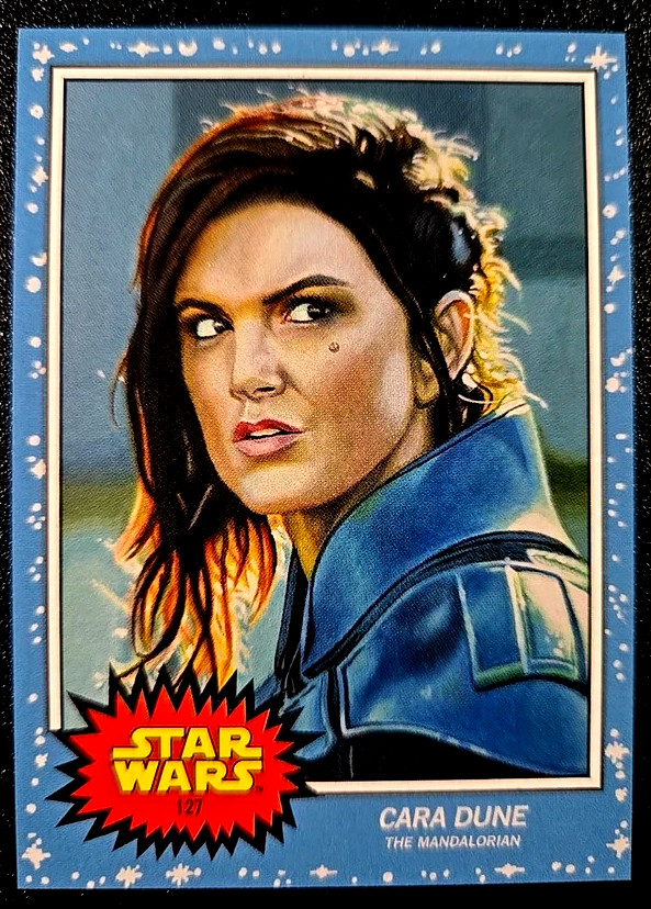 Cara Dune Gina Carano - 2020 Topps Star Wars Living Set - Card #127 Mandalorian