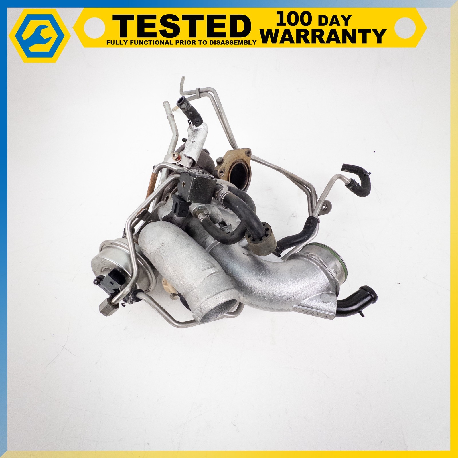 03-13 BENTLEY CONTINENTAL GT FLYING SPUR 6.0L W12 LEFT TURBOCHARGER EXHAUST OEM