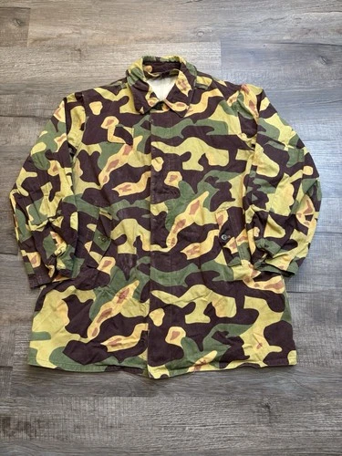 VTG Czech Salamander Camo Military Paratrooper Smock XL/2XL MLOK Cold War RARE