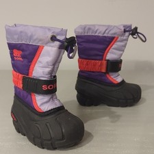 Sorel Flurry Waterproof Snow Boots Purple size 6