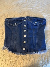 Womens Cotton Stretch Tube Top with built in Shelf Bra Strapless Soft Layering