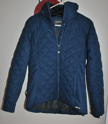 Kerrits Women s Quilted Riding Jacket Navy Blue Size S Equestrian