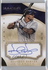 2014 Panini Immaculate Auto 86/99 Brandon Barnes #96 Auto 0v1