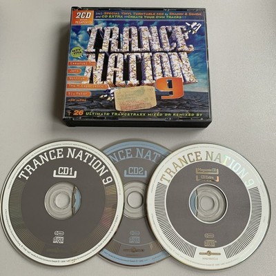 3 CD Trance Nation 9 - 26 Trance Techno Hardcore Traxx Megamix Shahin & Simon