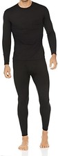 Long Johns Thermal Underwear for Men Fleece Lined Base Layer Set for Cold Wea...