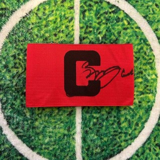 Stan Collymore Of England Nottingham & Liverpool Signed Captain Armband wCOA