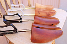 Vtg Rochester Shoe Tree Keepers Wood Stretchers Regal and Florsheim Lot of 2 USA