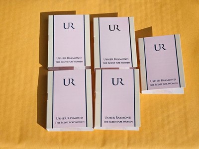 Lot of 5 UR Usher Raymond The Scent For Women 1.5 ml Official Carded Sample New