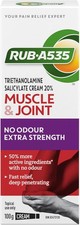 RUB A535 ULTRA STRENGTH NO ODOUR CREAM For Deep Penetrating Relief of Muscle, Jo
