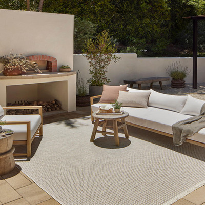 Loloi Amber Lewis Malibu Collection Mab-04 Beige/Dove 2-3 X 3-9 Accent Rug