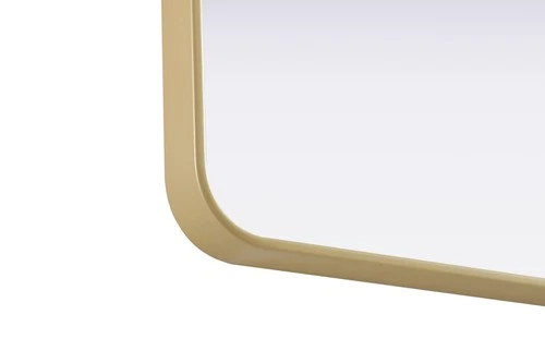 Elegant Lighting MR8A3036 Remy 30"W x 36"H Rectangular Flat - Silver - Picture 10 of 12