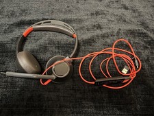 Plantronics Blackwire C5220 Black/Red On the Ear Headsets