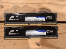 Team Group Elite Plus Black 8GB 2 x 4GB DDR4 2400MHz CL16 Desktop RAM